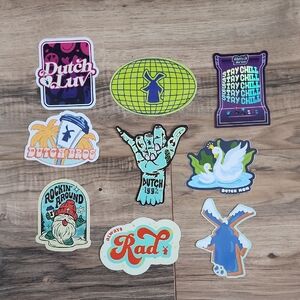 Dutch Bros 9 pack Sticker Set - 3